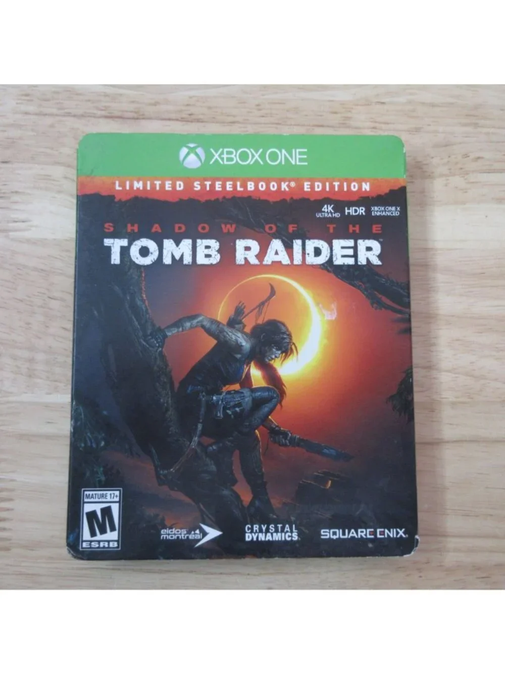 Shadow of the Tomb Raider Limited Steelbook Edition - Xbox One With Manual